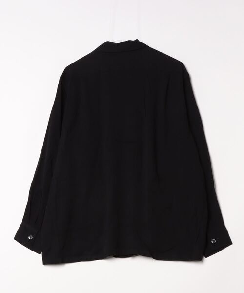 PLAYBOY(プレイボーイ)の「PLAYBOY / プレイボーイ 100 COVER SHIRT レーヨンブロード オープンカラー 総柄シャツ(シャツ/ブラウス・メンズ・ブラック/その他1・MEDIUM/LARGE)」の4枚目の写真