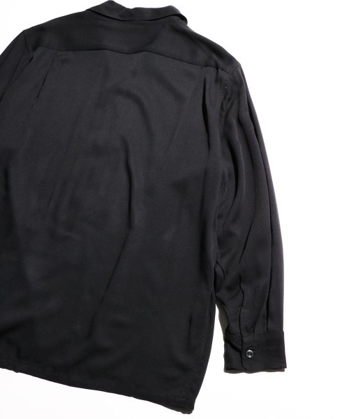 PLAYBOY(プレイボーイ)の「PLAYBOY / プレイボーイ 100 COVER SHIRT レーヨンブロード オープンカラー 総柄シャツ(シャツ/ブラウス・メンズ・ブラック/その他1・MEDIUM/LARGE)」の19枚目の写真