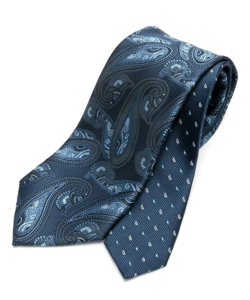 TOKYO SHIRTS（トウキョウシャツ）の「ペイズリーチェンジネクタイ（ネクタイ・メンズ・ブルーグリーン/ネイビー系3/グレー系その他/ブラウン系1/ブラウン系2/ネイビー系2/シルバー/ワイン系/ネイビー系1/ピンク/グレー系その他2/イエロー・FREE）」の7枚目の写真