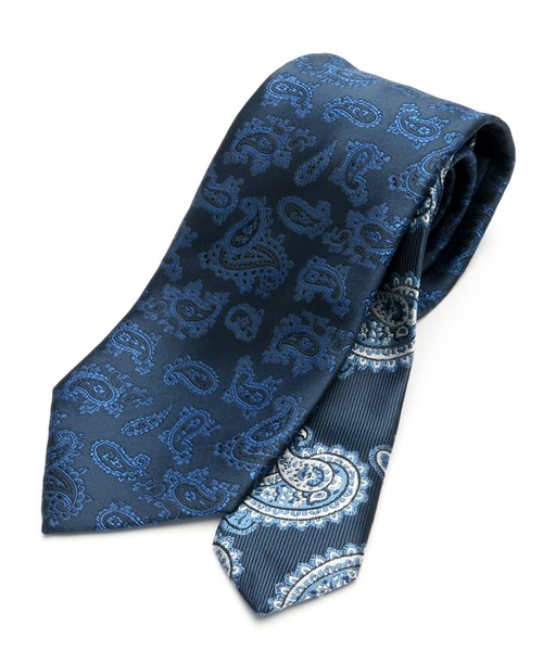 TOKYO SHIRTS（トウキョウシャツ）の「ペイズリーチェンジネクタイ（ネクタイ・メンズ・ブルーグリーン/ネイビー系3/グレー系その他/ブラウン系1/ブラウン系2/ネイビー系2/シルバー/ワイン系/ネイビー系1/ピンク/グレー系その他2/イエロー・FREE）」の8枚目の写真