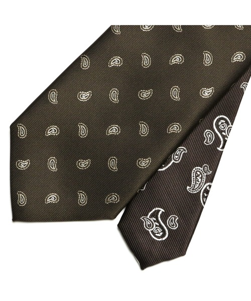 TOKYO SHIRTS（トウキョウシャツ）の「ペイズリーチェンジネクタイ（ネクタイ・メンズ・ブルーグリーン/ネイビー系3/グレー系その他/ブラウン系1/ブラウン系2/ネイビー系2/シルバー/ワイン系/ネイビー系1/ピンク/グレー系その他2/イエロー・FREE）」の20枚目の写真