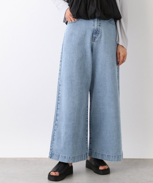 LEPSIM（レプシィム）の「バギーデニムパンツ　105082（デニムパンツ・レディース・ブルー/ライトブルー・LARGE/SMALL/MEDIUM）」の2枚目の写真