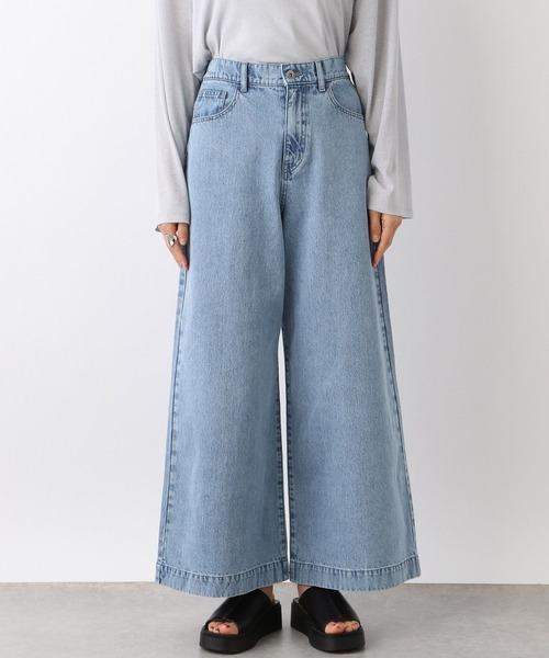 LEPSIM（レプシィム）の「バギーデニムパンツ　105082（デニムパンツ・レディース・ブルー/ライトブルー・LARGE/SMALL/MEDIUM）」の8枚目の写真