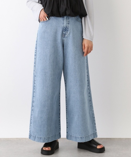 LEPSIM（レプシィム）の「バギーデニムパンツ　105082（デニムパンツ・レディース・ブルー/ライトブルー・LARGE/SMALL/MEDIUM）」の6枚目の写真