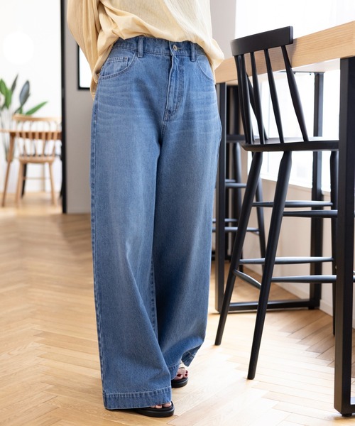 LEPSIM（レプシィム）の「バギーデニムパンツ　105082（デニムパンツ・レディース・ブルー/ライトブルー・LARGE/SMALL/MEDIUM）」の22枚目の写真