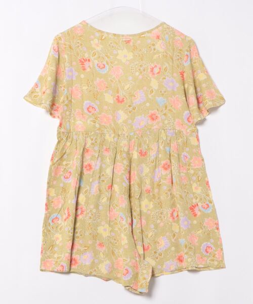BILLABONG(ビラボン)の「BILLABONG レディース SPRING DAZE ドレス 【2024年春夏モデル】/ビラボンボタニカル柄ワンピース(ワンピース・レディース・イエロー・SMALL)」の2枚目の写真