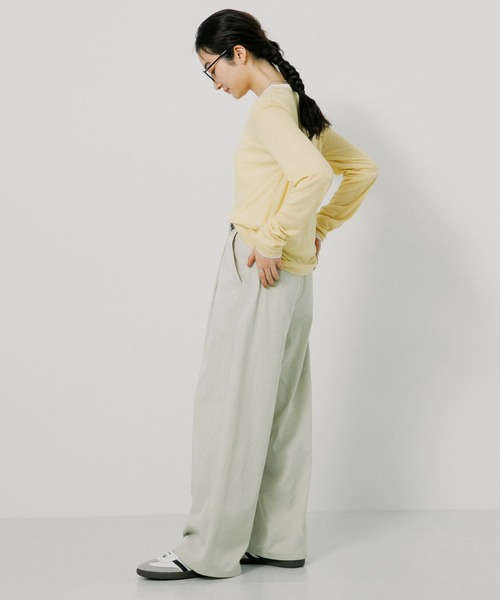 URBAN RESEARCH（アーバンリサーチ）の「レイヤードカットソー（Tシャツ/カットソー・レディース・グレー系その他/イエロー系その他/ホワイト系その他・FREE）」の8枚目の写真