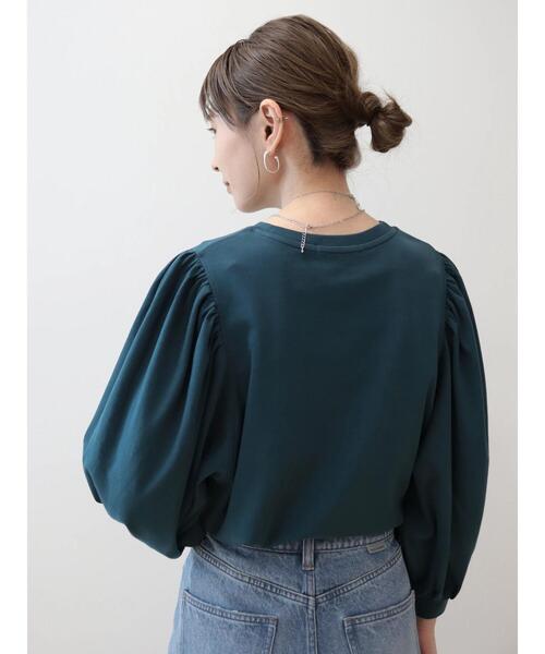 セール】ドルマンギャザー7分袖カットプルオーバー（Tシャツ
