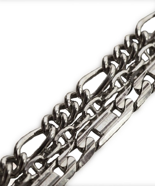 NO ID.（ノーアイディ）の「トリプルチェーンブレスレット（ブレスレット・メンズ・シルバー・ONE SIZE）」の15枚目の写真