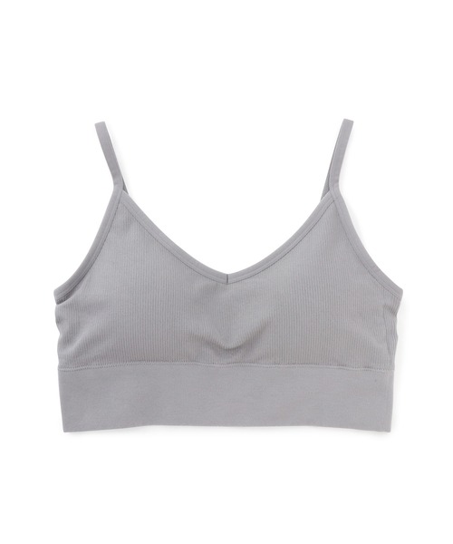 BOODY(ブーディ)の「Boody リヨライト リブ ローバックブラ(スポーツブラ・レディース・ブラック/グレー系その他・M/S)」の2枚目の写真