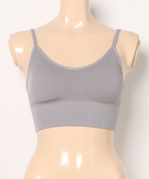 BOODY(ブーディ)の「Boody リヨライト リブ ローバックブラ(スポーツブラ・レディース・ブラック/グレー系その他・M/S)」の3枚目の写真