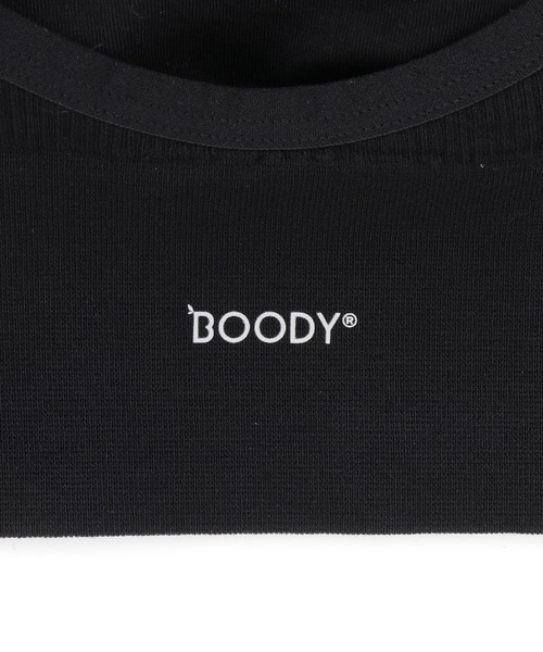 BOODY(ブーディ)の「Boody リヨライト リブ ローバックブラ(スポーツブラ・レディース・ブラック/グレー系その他・M/S)」の9枚目の写真