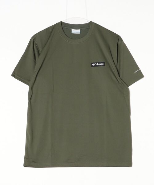 Columbia(コロンビア)の「コロンビア レイク アローヘッド ショートスリーブティー(Tシャツ/カットソー・メンズ・ベージュ/グリーン・M/L/LL/S)」の1枚目の写真
