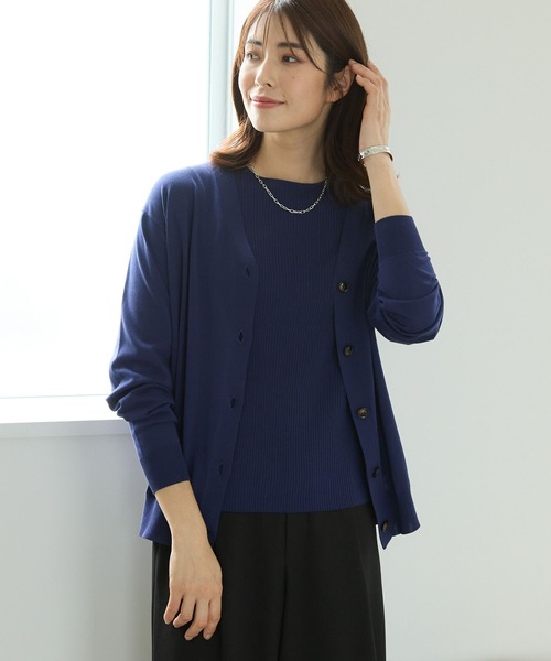 Elura(エルーラ)の「サマープロテクトゆるカーディガン/108614(カーディガン/ボレロ・レディース・ホワイト/ブラック/ライトベージュ/ネイビー・SMALL/MEDIUM/LARGE)」の18枚目の写真