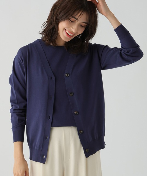 Elura(エルーラ)の「サマープロテクトゆるカーディガン/108614(カーディガン/ボレロ・レディース・ホワイト/ブラック/ライトベージュ/ネイビー・SMALL/MEDIUM/LARGE)」の20枚目の写真