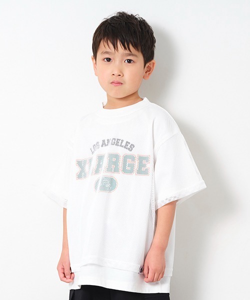 セール】メッシュカレッジフウ半袖Tシャツ（Tシャツ/カットソー