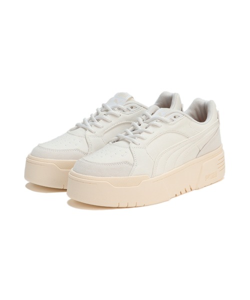 PUMA（プーマ）の「PUMA プーマ ウィメンズ カリフォルニア フライズ ネイチャー スニーカー（スニーカー・レディース・ホワイト/ホワイト系その他・25.5cm/25.0cm/23.5cm/24.0cm/24.5cm/22.5cm/23.0cm/22.0cm）」の5枚目の写真