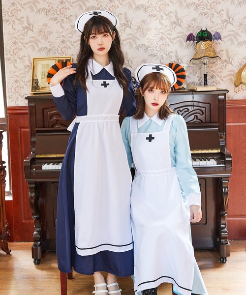 セール】「 ロングナース 」 ハロウィン コスプレ ナース ナース