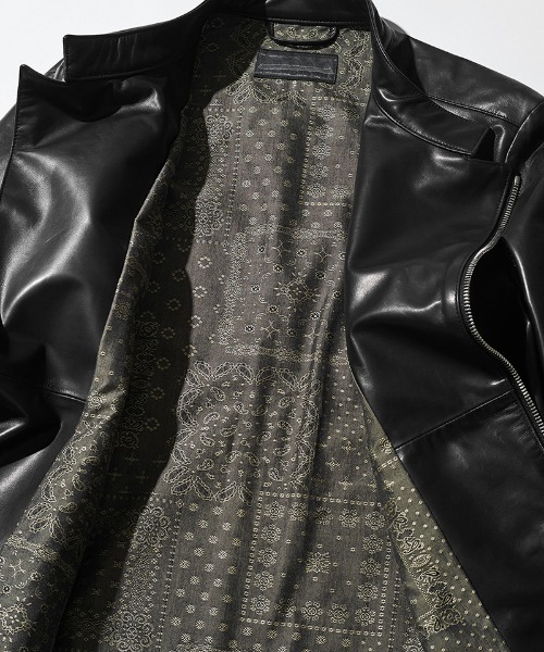 ACANTHUS(アカンサス)の「mj9949- Leather Semi Double Riders ライダースジャケット(ライダースジャケット・メンズ・ブラック・XL/L/M/S)」の16枚目の写真