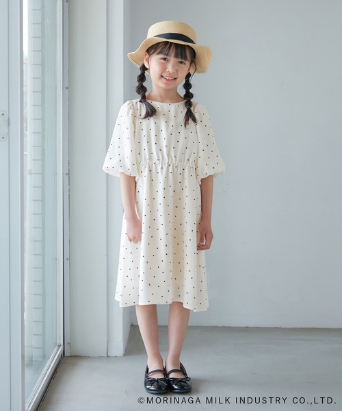 ROPE' PICNIC(ロペピクニック)の「【KIDS】【Pino meets ROPE' PICNIC】Pinoドットワンピース(ワンピース・キッズ・レッド/ホワイト系その他/ダークブラウン・110/120/130/140)」の11枚目の写真