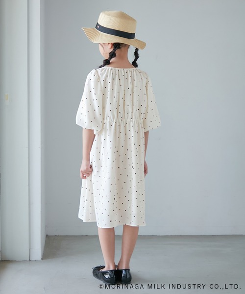 ROPE' PICNIC(ロペピクニック)の「【KIDS】【Pino meets ROPE' PICNIC】Pinoドットワンピース(ワンピース・キッズ・レッド/ホワイト系その他/ダークブラウン・110/120/130/140)」の13枚目の写真