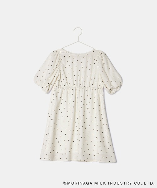 ROPE' PICNIC（ロペピクニック）の「【Pinoコラボ】pinoドットワンピース（ワンピース・キッズ・レッド/ホワイト系その他/ダークブラウン・110/120/130/140）」の21枚目の写真