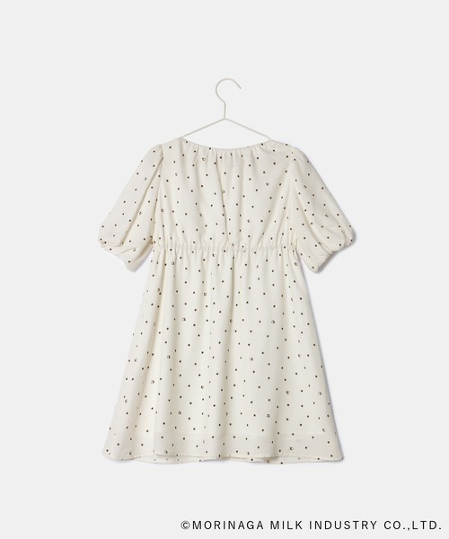 ROPE' PICNIC（ロペピクニック）の「【Pinoコラボ】pinoドットワンピース（ワンピース・キッズ・レッド/ホワイト系その他/ダークブラウン・110/120/130/140）」の20枚目の写真