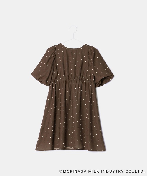 ROPE' PICNIC(ロペピクニック)の「【KIDS】【Pino meets ROPE' PICNIC】Pinoドットワンピース(ワンピース・キッズ・レッド/ホワイト系その他/ダークブラウン・110/120/130/140)」の15枚目の写真