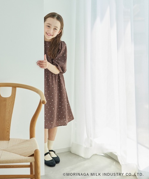 KIDS】【Pino meets ROPE' PICNIC】Pinoドットワンピース