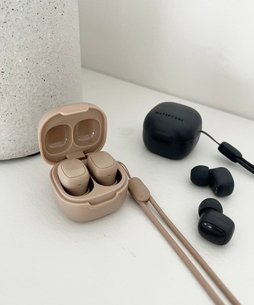 Me%(ミィパーセント)の「MPminiワイヤレスイヤホン 122332(ヘッドフォン/イヤホン・レディース・チャコールグレー/ベージュ・FREE)」の4枚目の写真