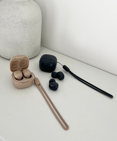 Me%(ミィパーセント)の「MPminiワイヤレスイヤホン 122332(ヘッドフォン/イヤホン・レディース・チャコールグレー/ベージュ・FREE)」の5枚目の写真