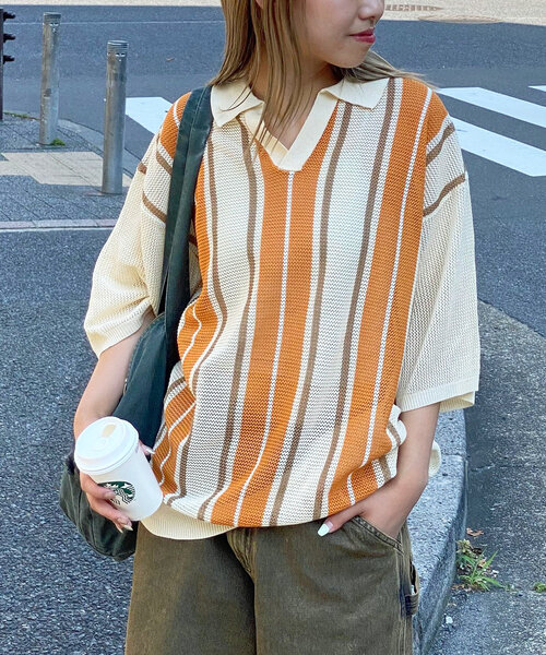 CIAOPANIC（チャオパニック）の「【ユニセックス】メッシュ編み
