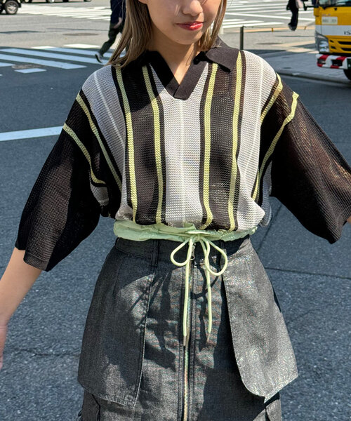 CIAOPANIC（チャオパニック）の「【ユニセックス】メッシュ編み