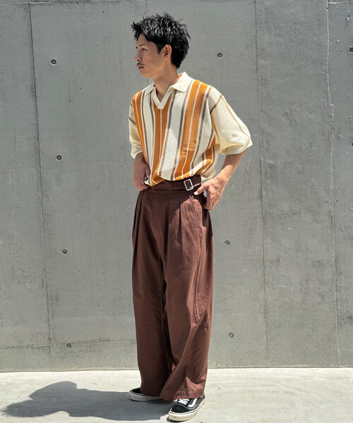メッシュ編み ライトグリーン ポロシャツ M セール】メッシュポロシャツハーフスリーブニット（ニット