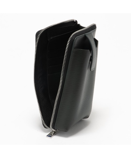新品　LANVIN collection　本革　財布　RHEIN　ブラック LANVIN COLLECTION 【正規販売店】LANVIN RHEIN ラウンド