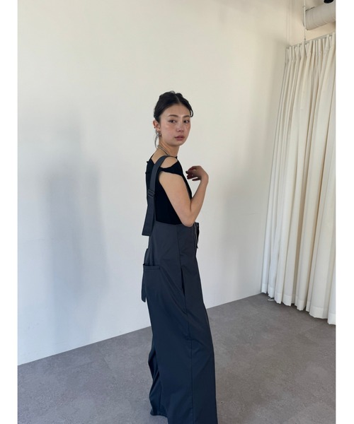 HANNE(アン)の「アシメネックTシャツ(Tシャツ/カットソー・レディース・ホワイト/ブラック/グレー・FREE)」の15枚目の写真