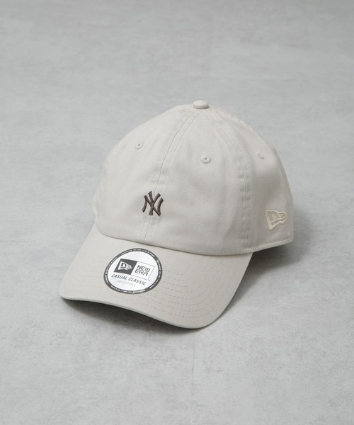 NEW ERA(ニューエラ)の「【追加生産】NEW ERA/別注 CASUALCLASSIC MINILOGO CAP(キャップ・レディース・グレイッシュベージュ/ブラウン/ネイビー・FREE)」の4枚目の写真