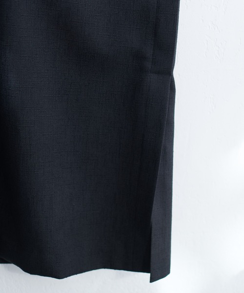 natural couture（ナチュラルクチュール）の「コルセットベルト付きナロースカート（スカート・レディース・ミント/ドット/ブラック/オフホワイト・FREE）」の9枚目の写真