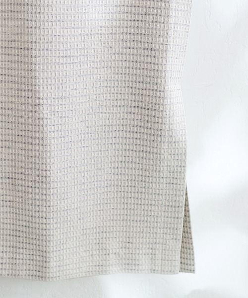 natural couture（ナチュラルクチュール）の「コルセットベルト付きナロースカート（スカート・レディース・ミント/ドット/ブラック/オフホワイト・FREE）」の11枚目の写真