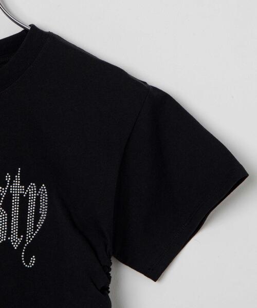 dispark（ディスパーク）の「DISPARK/サイドドロストラインストーンT（Tシャツ/カットソー・レディース・ブラック/ホワイト/その他1・FREE）」の18枚目の写真
