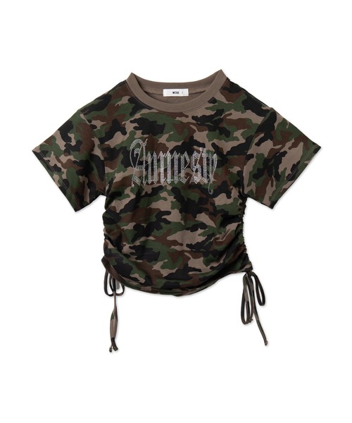 dispark（ディスパーク）の「DISPARK/サイドドロストラインストーンT（Tシャツ/カットソー・レディース・ブラック/ホワイト/その他1・FREE）」の8枚目の写真