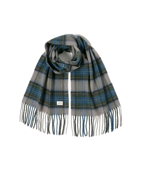 Ray BEAMS(レイビームス)の「チェック マフラー(マフラー・レディース・グレー/レッド・ONE SIZE)」の14枚目の写真