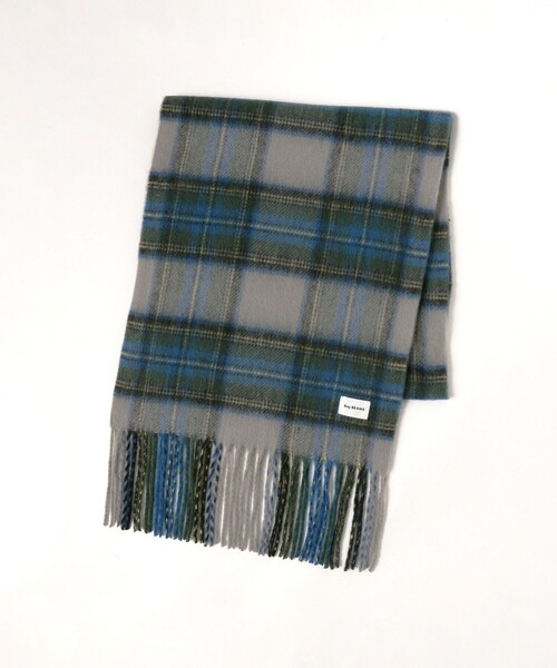 Ray BEAMS(レイビームス)の「チェック マフラー(マフラー・レディース・グレー/レッド・ONE SIZE)」の15枚目の写真