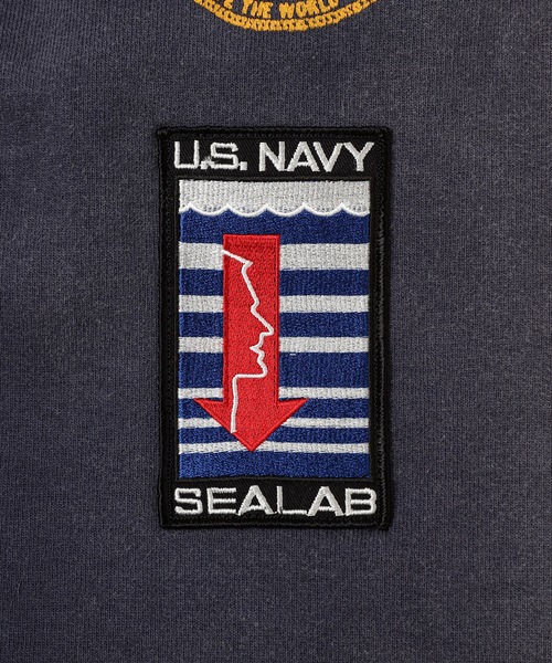 BOW WOW(バウワウ)の「US NAVY SEALAB SWEAT PT AGING(スウェットパンツ・メンズ・ネイビー系・L/XL)」の5枚目の写真