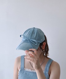 AS KNOW AS plus | ◎デニムリボンキャップ(キャップ)