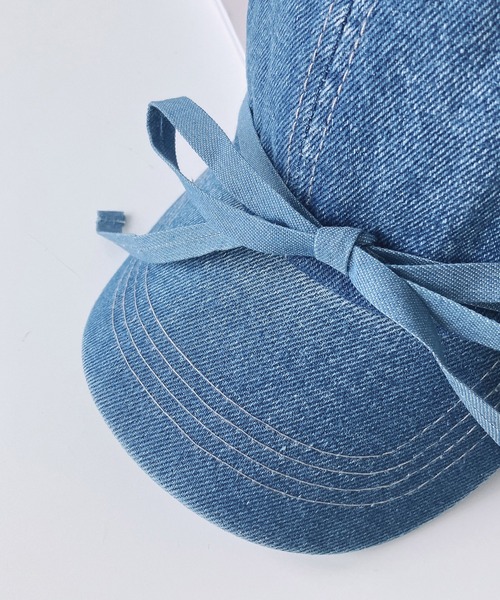 AS KNOW AS plus（アズノゥアズプラス）の「◎デニムリボンキャップ（キャップ・レディース・ブラック/ライトブルー/ブルー・FREE）」の17枚目の写真