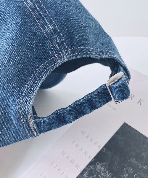 AS KNOW AS plus（アズノゥアズプラス）の「◎デニムリボンキャップ（キャップ・レディース・ブラック/ライトブルー/ブルー・FREE）」の16枚目の写真