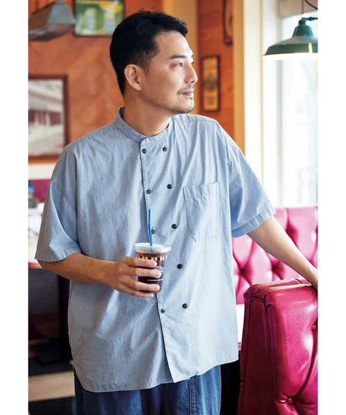 HOUSTON】OXFORD BD SHIRT(RELAX FIT)（シャツ/ブラウス