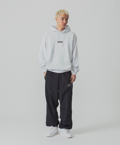 X-LARGE STANDARD LOGO HOODIE L ASH メンズ XLARGE（エクストララージ）の「STANDARD LOGO HOODED SWEATSHIRT