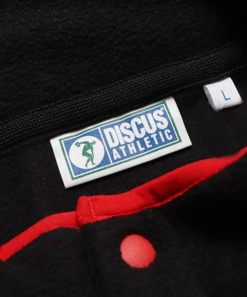 DISCUS ATHLETIC（ディスカス　アスレチック）の「DISCUS ATHLETIC/ディスカス アスレチック フリース　刺繍 スタンドカラー（スウェット・メンズ・オートミール/レッド/ブラック/ブルー・XL/M/L）」の8枚目の写真